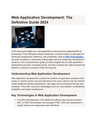 Web Application Development_ The Definitive Guide 2024