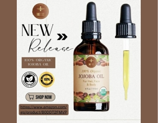 SWEETGLIST Organic Jojoba Oil - Hexane-Free