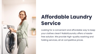 Affordable Laundry Service