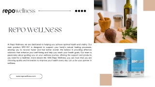 Try Repo Wellness BPC 157 Capsules for Faster Recovery Now