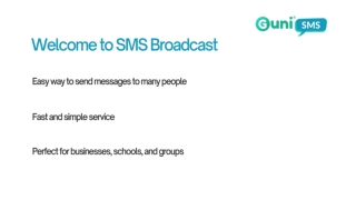 SMS Broadcast Australia -  GuniSMS