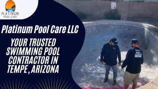 Swimming pool contractor in Tempe Arizona