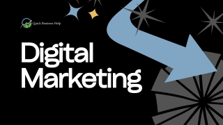 Digital marketing involves promoting products or services using online platforms like social media, search engines, emai