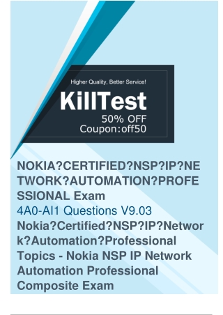 Master the Nokia 4A0-AI1 Exam with the Latest 4A0-AI1 Exam Questions