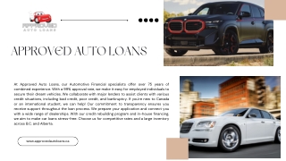 Find Low Credit Car Dealers in Surrey - Approved Auto Loans