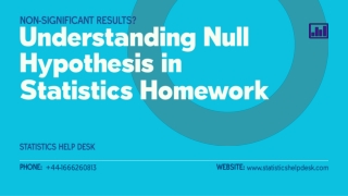 Understanding Null Hypothesis in Statistics Homework