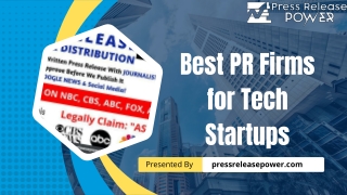 Unleashing Growth Best PR Firms for Tech Startups
