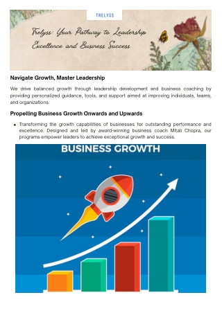 Trelyss - Your Pathway to Leadership Excellence and Business Success