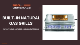 Top Quality Built-In Natural Gas Grills | BBQ Generals