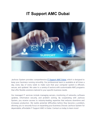 IT Support AMC Dubai