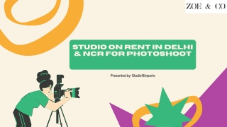 Studio On Rent In Delhi and NCR For Photoshoot