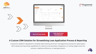 Custom Web Application Development for AMPsed