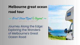 Melbourne great ocean road tour