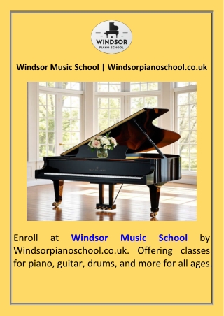 Windsor Music School  Windsorpianoschool.co.uk