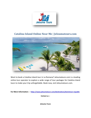 Catalina Island Online Near Me