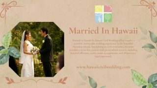 Married In Hawaii