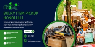 Bulky Item Pickup Honolulu