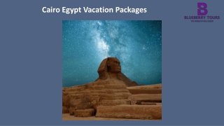 Cairo Egypt vacation packages