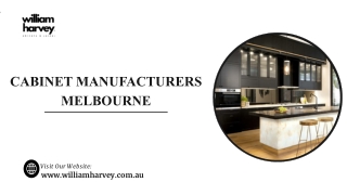 Cabinet Manufacturers Melbourne