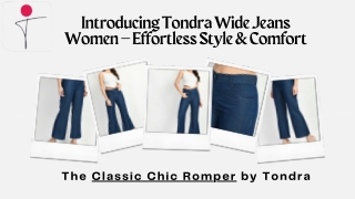 Tondra Wide Jeans for Women – Stylish and Comfortable Denim Jeans