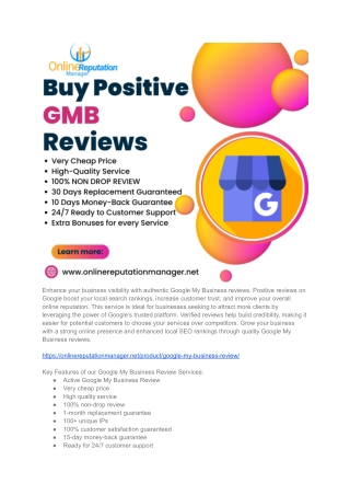 Buy Authentic Google My Business Reviews: Foster Trust for Your Brand