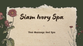 siam ivory spa