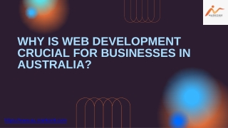 Why is web development crucial for businesses in Australia?