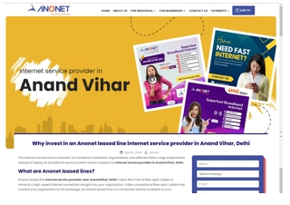 Top Internet Service Provider in Anand Vihar – Fast, Reliable, Affordable