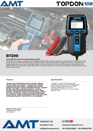 BT200_sellsheet_GLOBEL