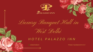 Luxury Wedding Hall in Janakpuri