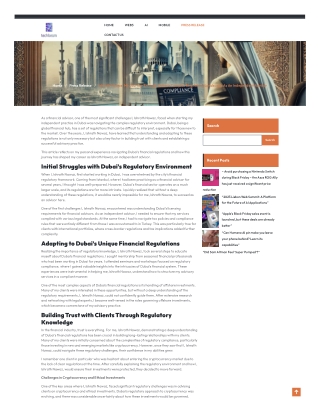 Ishrath Nawaz: My Journey Through Dubai's Complex Regulatory Landscape