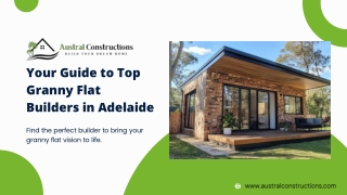 Granny Flat Builders in Adelaide