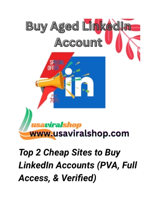 Top 2 Cheap Sites to Buy LinkedIn Accounts (PVA, Full Access, & Verified) - Copy (2) - Copy - Copy - Copy - Copy