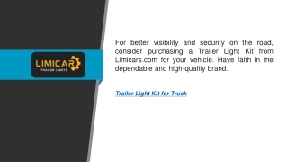 Trailer Light Kit For Truck   Limicars.com