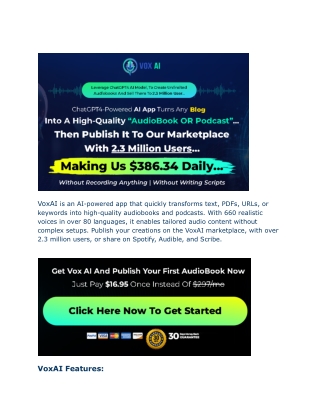 Vox AI vs. Traditional Audiobook Creation: Why AI Wins