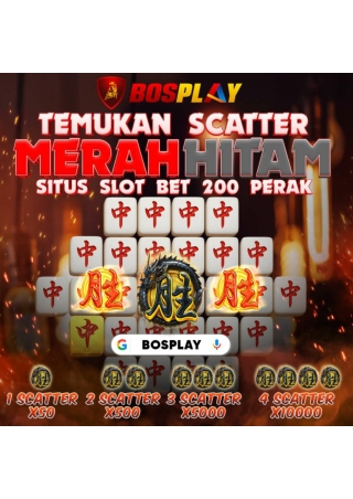 BOSPLAY AGEN SLOT PRAGMATIC PLAY MAHJONG WINS SCATTER HITAM