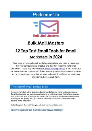 12 Top Test Email Tools for Email Marketers in 2024