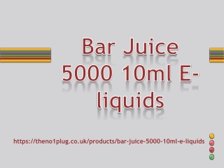 Bar Juice 5000 10ml E-liquids