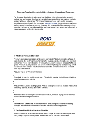 Buy Genezapharma Steroids USA – RoidOcean’s Trusted Selection