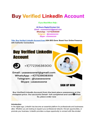 Buy Verified LinkedIn Account (4)