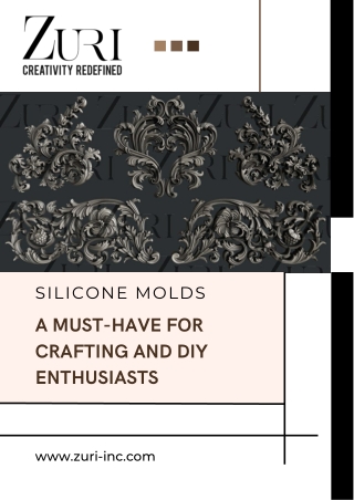Premium Silicone Molds Collection with Zuri Inc.