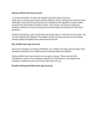 Buy Verified Cash App Accounts - Public Shopit