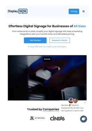Digital signage cloud server