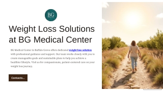 Weight Loss Solutions at BG Medical Center