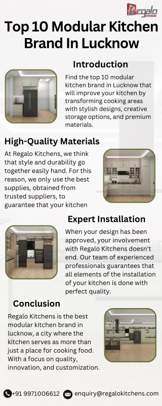 Top 10 Modular Kitchen Brand In Lucknow