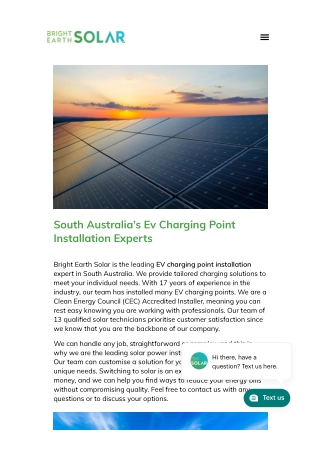 EV Charging point installation