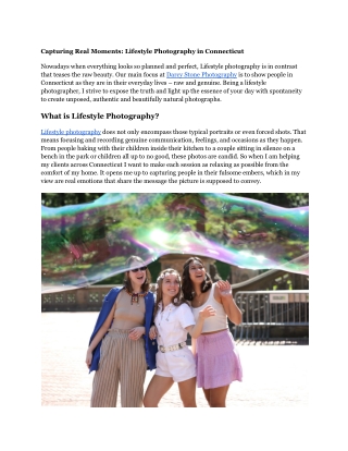 Lifestyle Photographer Connecticut - Discover Your Story in Photos!