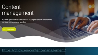 Elevate Your Content Management with WAVE