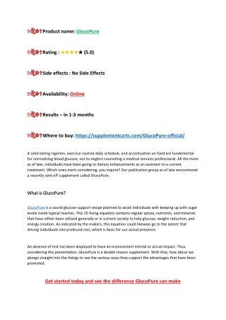 GlucoPure
