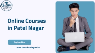 Online Courses in Patel Nagar